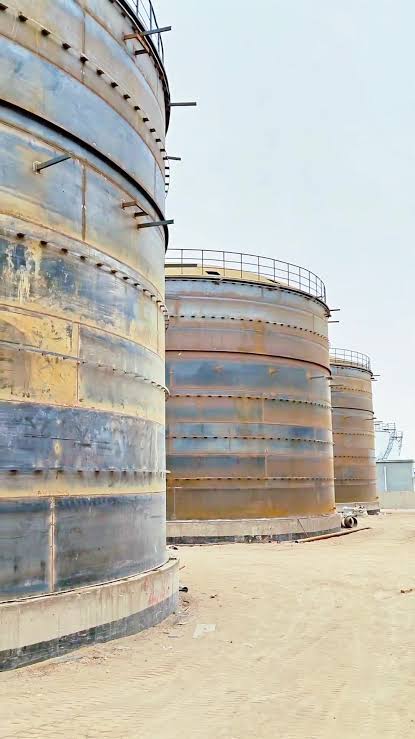 Digester tank shells for the biogas plant