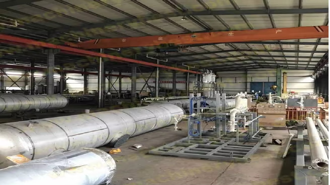 Equipment fabrication shop for the Pak Ethanol distillery unit
